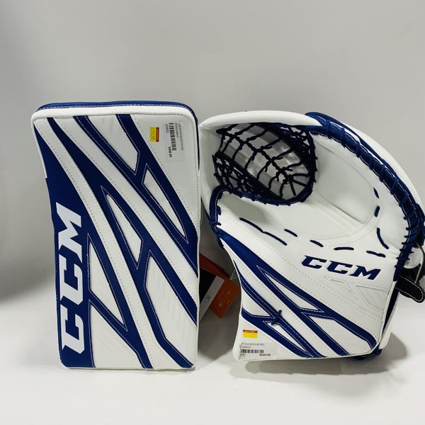 White & Blue Senior Regular Extreme Flex 4 Pro Stock
