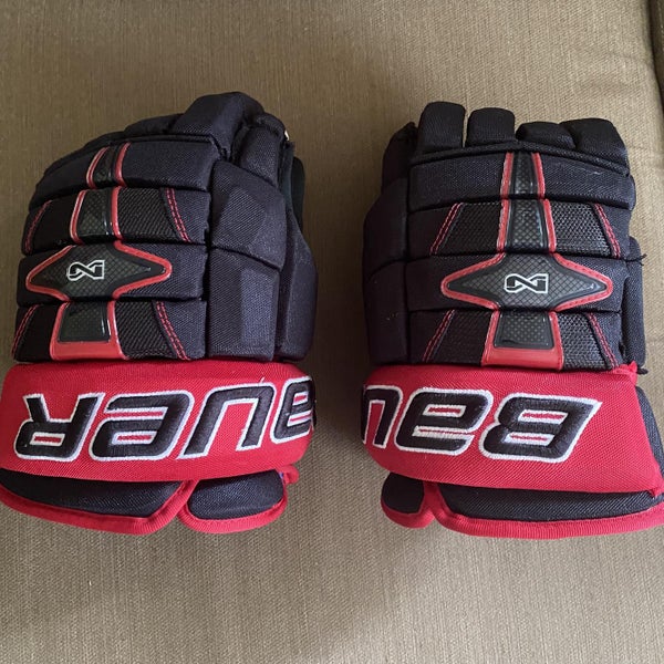 Black Senior Bauer Nexus N9000 13" Gloves