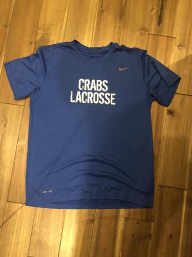 New Nike Blue Crabs Lacrosse Shirt