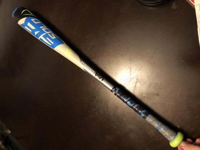 Used Kid Pitch (9YO-13YO) 2018 Louisville Slugger Alloy Solo 618 Bat (-11) 17 oz 28"