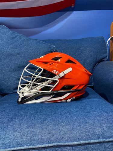 Orange Adult Player's Cascade S Helmet