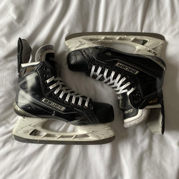 CustomSenior Bauer Supreme MX3 Regular Width Pro Stock Size 8 3/4 Hockey Skates