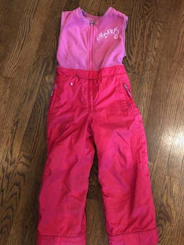 Pink Used Youth Girl's Small Spyder Ski Pants