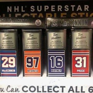 NHL 6 Superstar Collectible Sticks from Tim Hortons