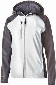 White  Women's Extra Small Hooded Full Zip Jacket | NEW IN BAG