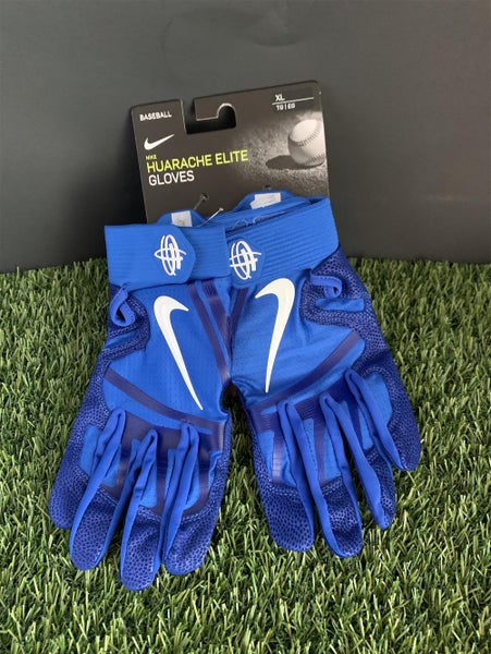 Blue New XL Nike Huarache Elite Batting Gloves