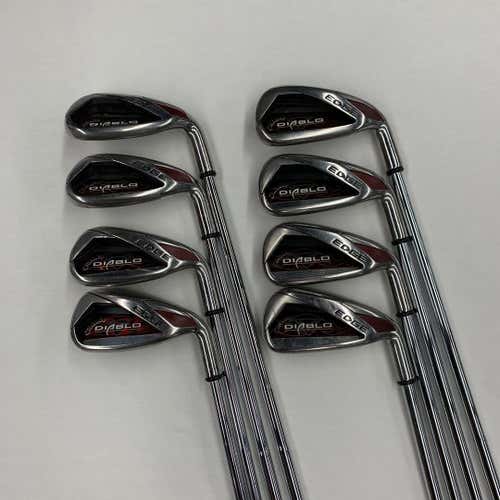 Used Callaway Diablo Edge Golf Iron Set, 4i-pw Aw