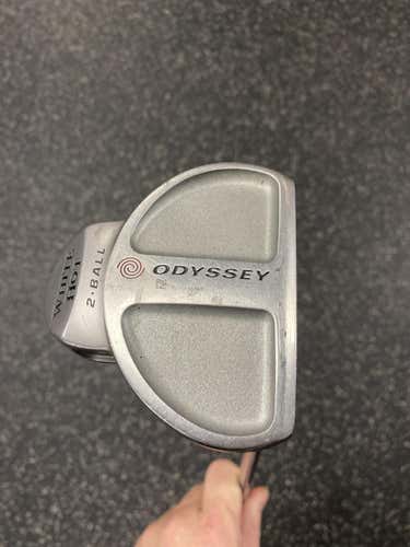 Used Odyssey White Hot 2 Ball Standard Mallet Golf Putters