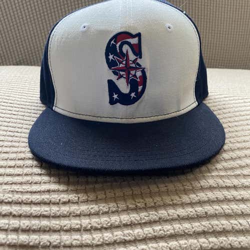 Unisex 7 1/8 New Era Seattle Mariners Independence Day Hat
