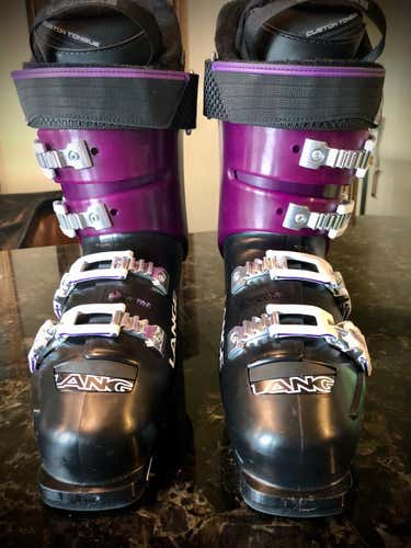 New Women's Lange Racing RX 110 Ski Boots Medium Flex
