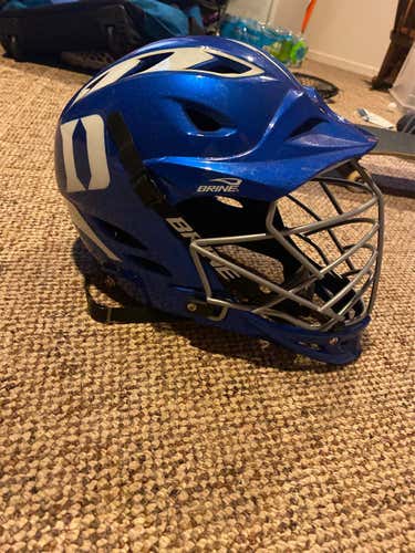 Team Issued Duke Blue Devils Lacrosse Helmet