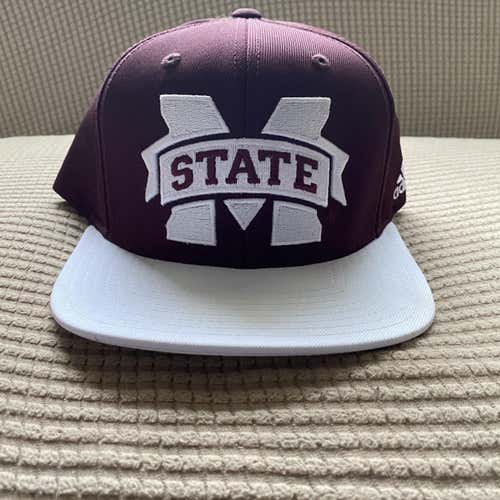 Unisex One Size Fits All Adidas Mississippi State Bulldogs Hat
