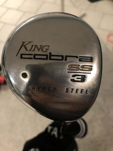 Used Cobra Right Handed SS Hyper Steel Fairway Wood Regular Flex 3 Wood