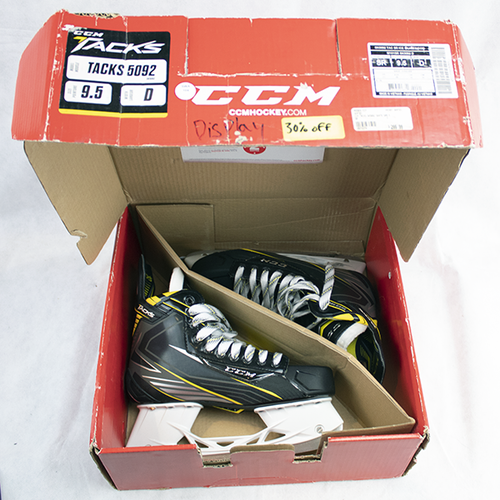 New in Box SR CCM Tacks 5092 Hockey Skates Regular Width Size 9.5D 104