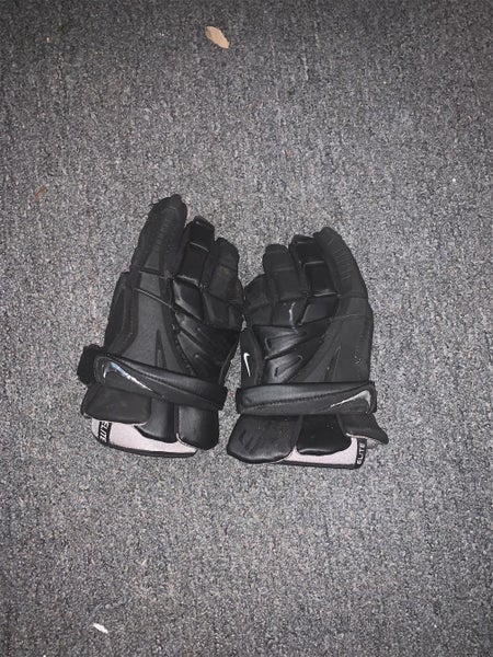 Black New Player's Nike Vapor Elite 12" Lacrosse Gloves