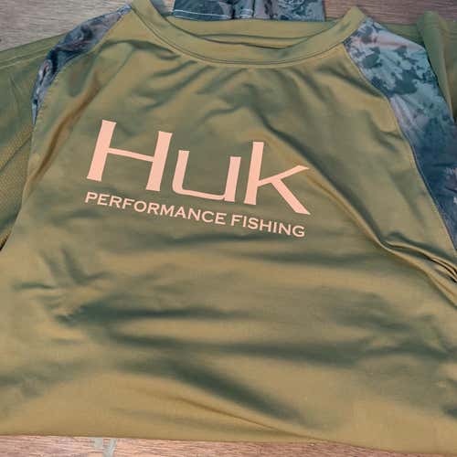 Green Huk Fishing Shirt