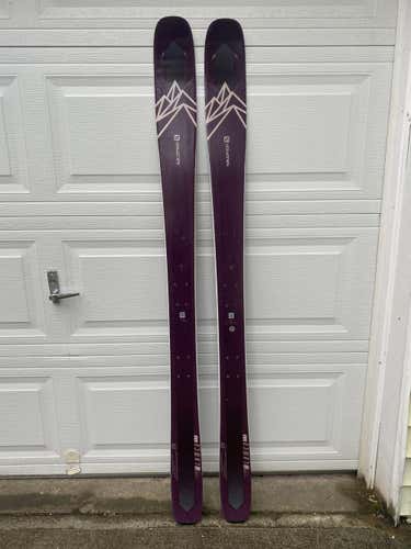Used Women's 2020 Salomon All Mountain QST Lumen 99 Skis Without Bindings