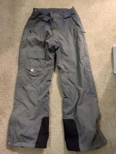 Used Adult Medium Spyder Full Zip Axel Ski Pants