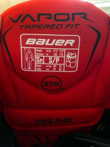 Black Senior Small Bauer Vapor 1X lite Hockey Pants
