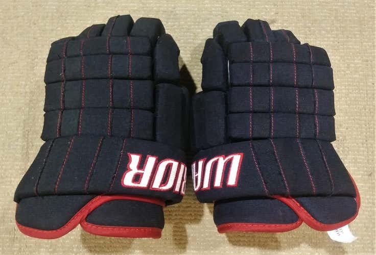 Warrior Remix Hockey Gloves - Mismatch Pair 1/13" & 1/14" - Black/Red