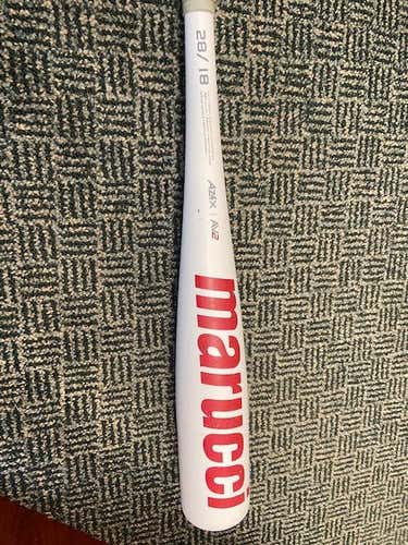 Used Kid Pitch (9YO-13YO) USSSA Certified 2018 Marucci Alloy CAT 7 Bat (-10) 18 oz 28"