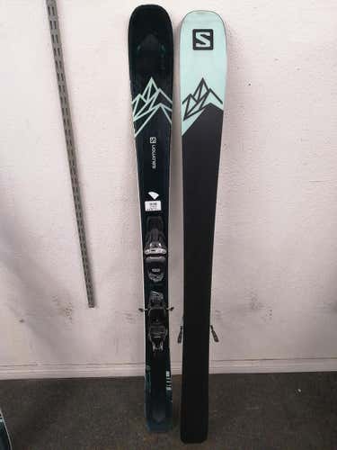 Women's 2019 153cm Salomon QST Lux 92 Skis With Bindings