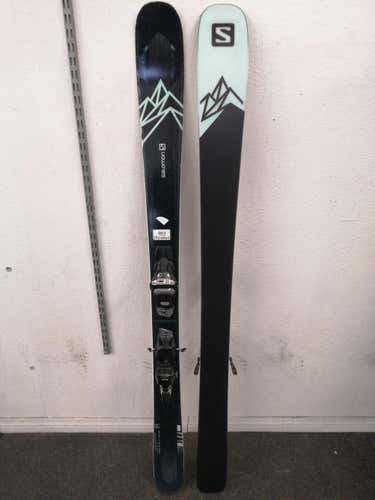 Women's 2019 161cm Salomon QST Lux 92 Skis With Bindings