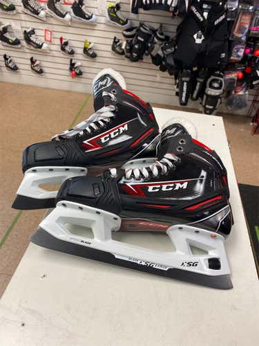 New Senior CCM Jetspeed FT2 Regular Width Size 7 Hockey Goalie Skates