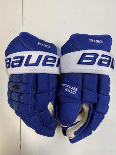 New Cody Franson Nexus 1000 Gloves 15" Pro Stock