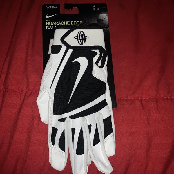 Black New XL Nike Huarache Elite Batting Gloves