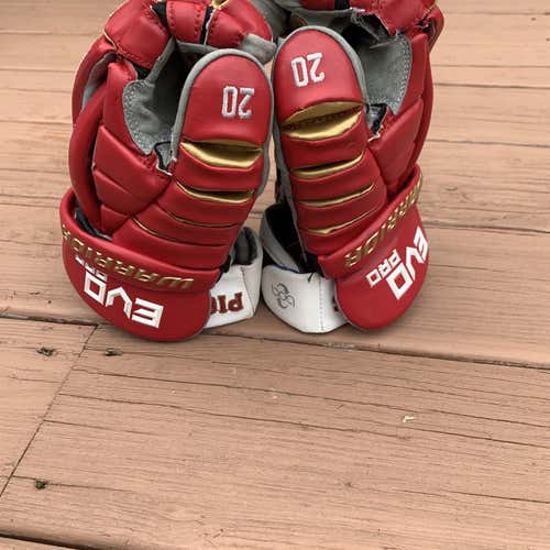 Denver Lacrosse Used Warrior Evo Pro 13" Lacrosse Gloves