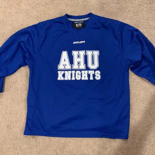 Blue Adult Size 56 Bauer Pro Stock Jersey