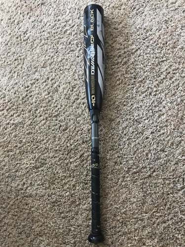 Used USSSA Certified DeMarini CF Zen Black (-10) 18 oz 28" Bat