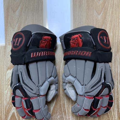 Warrior Burn Pro 12" Used Gray Lacrosse Gloves