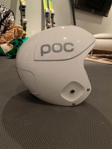 White Unisex Small POC Skull Orbic X Spin Helmet FIS Legal