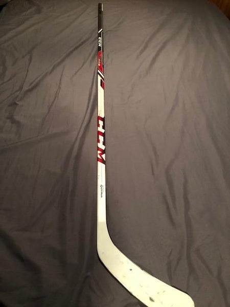 Used Senior CCM Left Hand RBZ Stage 2 Hockey Stick Mid Pattern Pro Stock