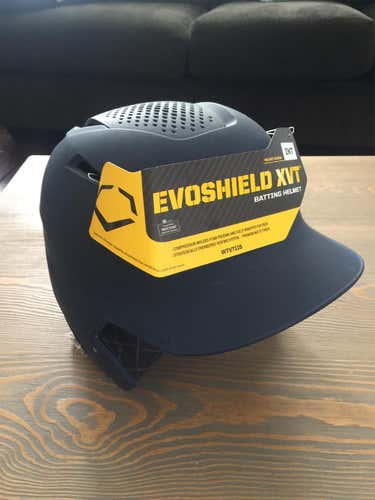 Blue New EvoShield XVT Batting Helmet size is Intermediate