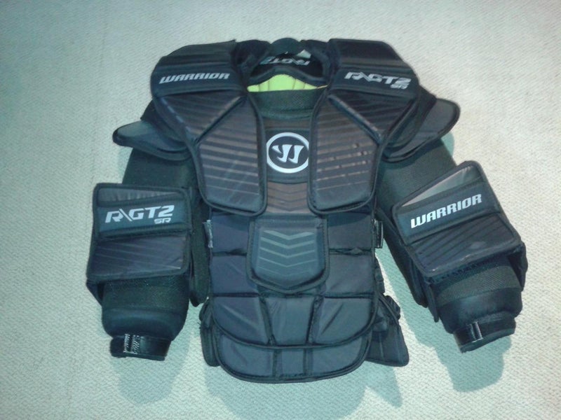 Used Senior Medium Warrior Ritual GT Goalie Chest and Arm Protector Goalie Chest Protector