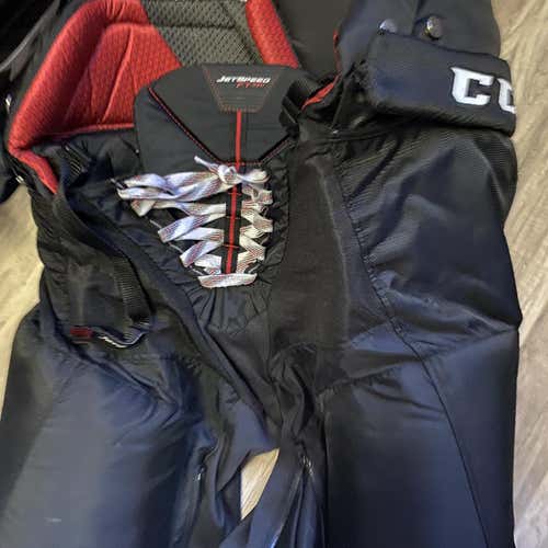 Black Senior Medium CCM JetSpeed FT390  Hockey Pants