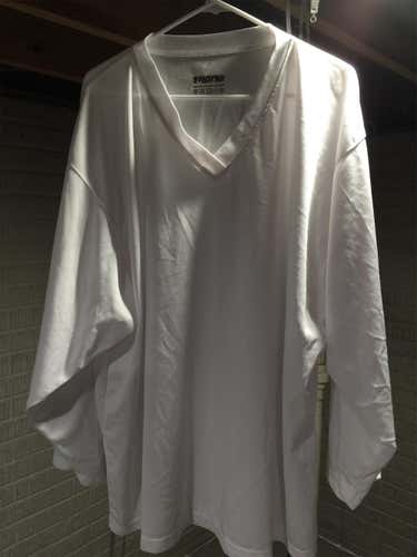 NEW TRON ADULT WHITE  XL  PRACTICE JERSEY