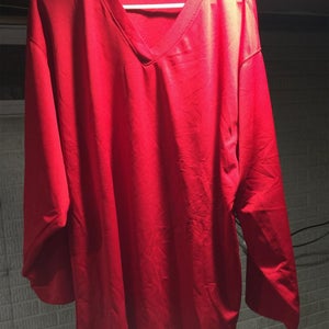 TRON ADULT RED XL  PRACTICE JERSEY