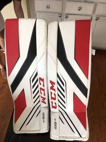 New CCM Axis A1.5 Junior Goalie Leg Pads