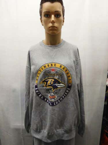 Vintage Baltimore Ravens Super Bowl XXXV Nike Crewneck Sweater Nike XXL NFL