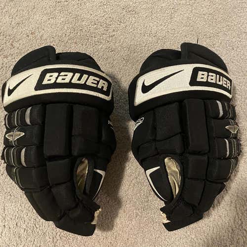 Black Senior Nike Bauer 14" Gloves