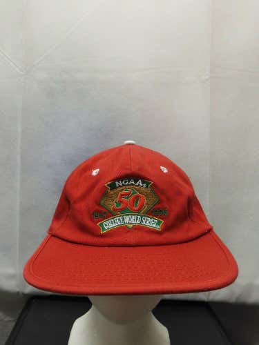 Vintage 1996 College World Series Reversible Strapback Hat NCAA
