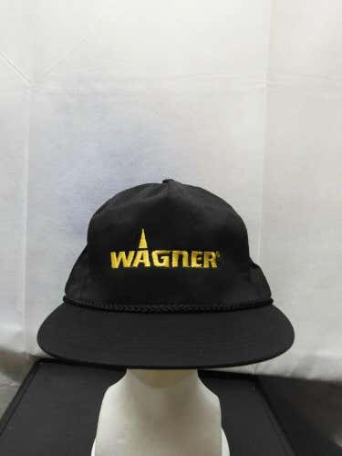 Vintage Wagner Black Snapback Hat
