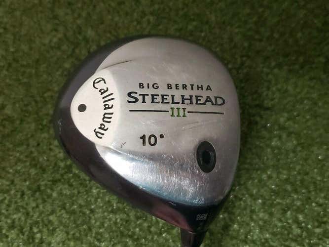 Callaway Big Bertha Steelhead III 10* Driver MRH System III Reg Graph (RR3713)