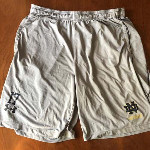 Notre Dame Lacrosse XL Under Armour Shorts
