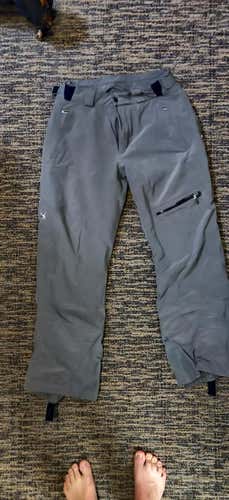 Gray Used Adult Men's Large Spyder Ski Pants
