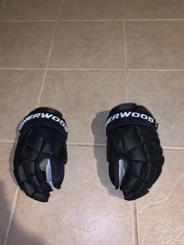 Black Senior Sher-Wood 14" Pro Stock Gloves